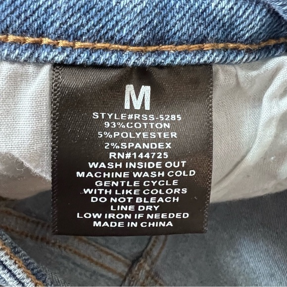 AMERICAN Bazi Cargo Denim Jeans Shorts Size Medium - Picture 7 of 8